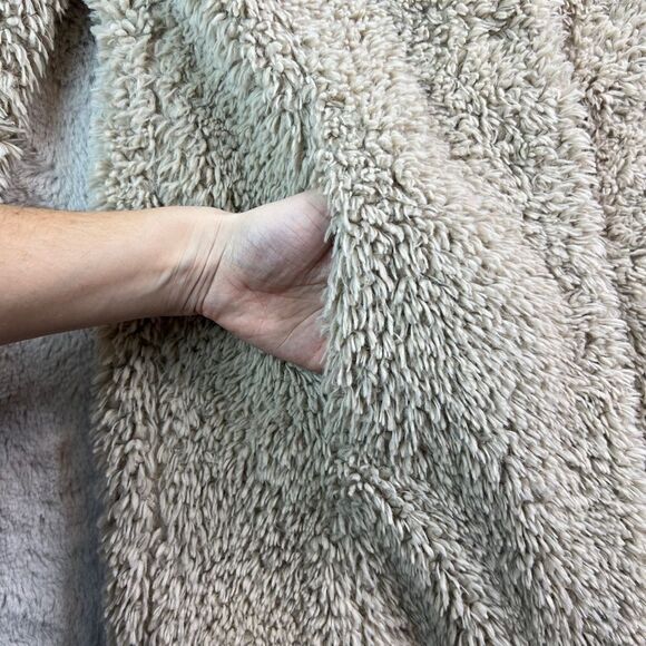 Anthropologie Elevenses Womens Size 2 XS Deep Pile Fleece Teddy Jacket Mob Wife - Picture 3 of 10